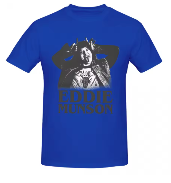 T-shirt Eddie Munson Stranger Things – Illustration Noir & Blanc | Geek & Rock