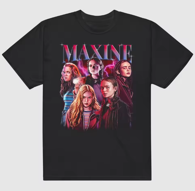 T-shirt Max Stranger Things – Fan-art rétro | Tee-shirt Geek