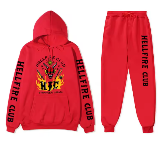 Ensemble Hellfire Club – Hoodie & Jogging | Fan-art Geek Streetwear
