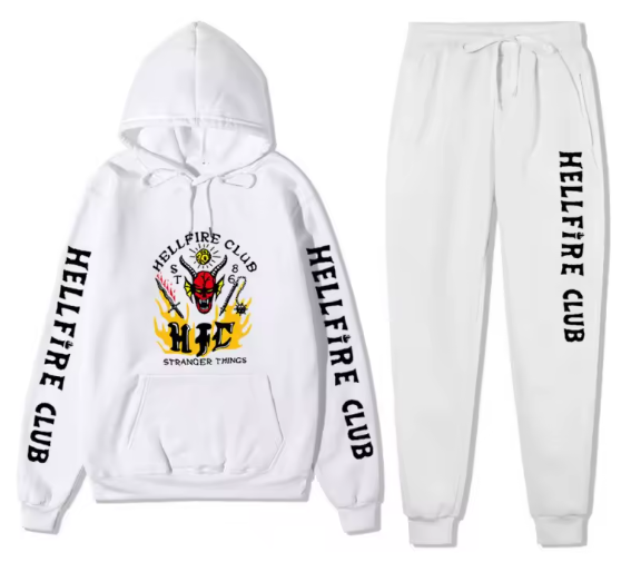 Ensemble Hellfire Club – Hoodie & Jogging | Fan-art Geek Streetwear
