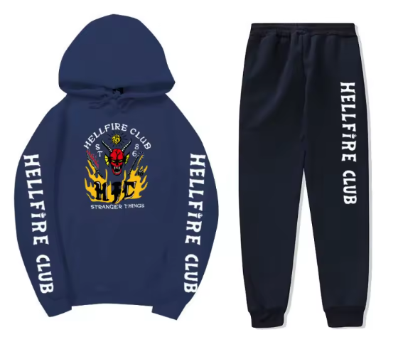 Ensemble Hellfire Club – Hoodie & Jogging | Fan-art Geek Streetwear