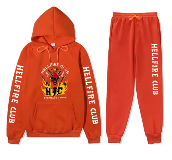 Ensemble Hellfire Club – Hoodie & Jogging | Fan-art Geek Streetwear