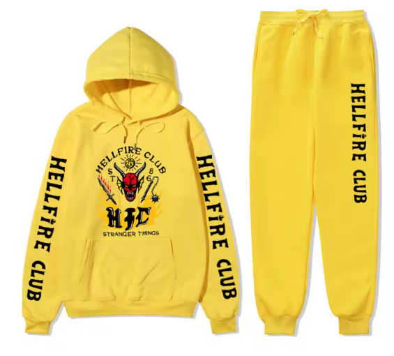 Ensemble Hellfire Club – Hoodie & Jogging | Fan-art Geek Streetwear