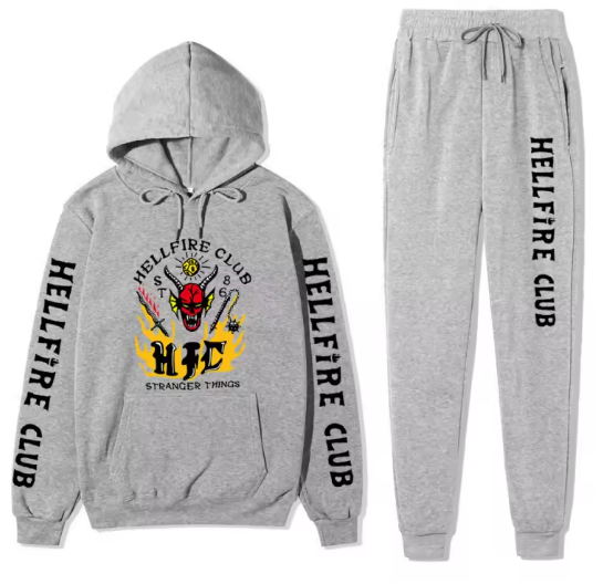 Ensemble Hellfire Club – Hoodie & Jogging | Fan-art Geek Streetwear