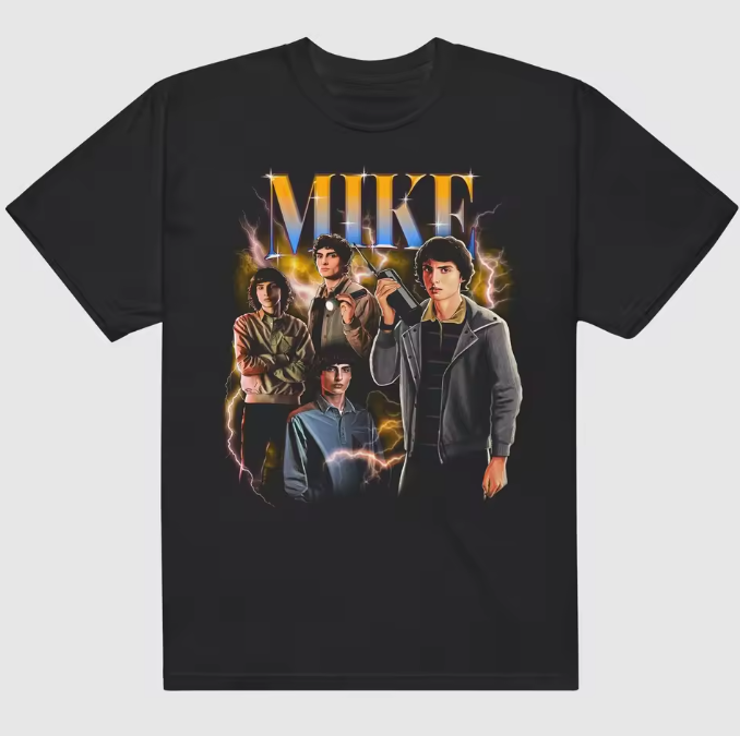 T-shirt Mike Stranger Things – Fan-art rétro | Tee-shirt Geek
